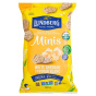 Front of Lundberg Organic Gluten-Free Rice Cake Minis White Cheddar - Brown Rice Cakes - Mini Rice Cakes - Organic Rice Cakes, Gluten Free Rice Cakes