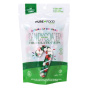 Front of Pure Food by Estee Naturally-Coloured Candy Coated Chocolate Chips Holiday, 142g - Coloured Chocolate Chips, Colourful Chocolate Chips, Coloured Baking Chips, Rainbow Chocolate Chips Canada