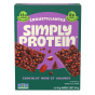 French Front of Simply Protein Gluten Free Crispy Snack Bars Dark Chocolate Almond, 4 Pack