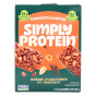 French Front of Simply Protein Gluten Free Crispy Snack Bars Peanut Butter Chocolate - Simply Protein Protein Bars - Gluten Free Protein Bar - Peanut Butter Protein Bar