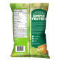 Back of Simply Protein Chips - High Protein Chips - Protein Tortilla Chips - Vegan Protein Chips - Gluten Free Protein Chips - Lime Chips