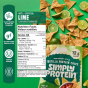 NFT of Simply Protein Restaurant-Style Protein Tortilla Chips Hint Of Lime - High Protein Chips - Protein Tortilla Chips - Vegan Protein Chips - Gluten Free Protein Chips - Lime Chips