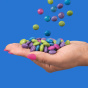Lifestyle 1 of Unreal Milk Chocolate Gems Snack Pack - Gluten Free Chocolate - Non GMO Snack - Fair Trade Chocolate