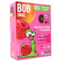Front of Bob Snail Healthy Fruit Snack Natural Dried Fruit Roll Ups Fruit Leather Apple Raspberry - Fruit Snacks For Kids - Fruit Strips
