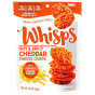 Front of Whisps Hot & Spicy Cheddar Cheese Crisps, 60g