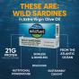 Wild Planet Boneless Skinless Sardines in Extra Virgin Olive Oil - Wild Planet Boneless Skinless Sardines In Extra Virgin Olive Oil - Non GMO Canned Sardines - Gluten Free Canned Sardines