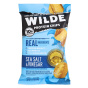 Front of WILDE Protein Chips Sea Salt & Vinegar - Keto Chicken Chips - Keto Protein Chips - Low Carb Protein Chips
