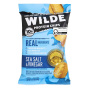 Front of WILDE Protein Chips Sea Salt & Vinegar - Keto Chicken Chips - Keto Protein Chips - Low Carb Protein Chips