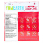 Back of YumEarth Organic Candy Canes - Holiday Candies List - Best Holiday Candy - Allergen Friendly Candy Canes