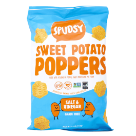 Spudsy Grain Free Sweet Potato Poppers Salt & Vinegar at NaturaMarket
