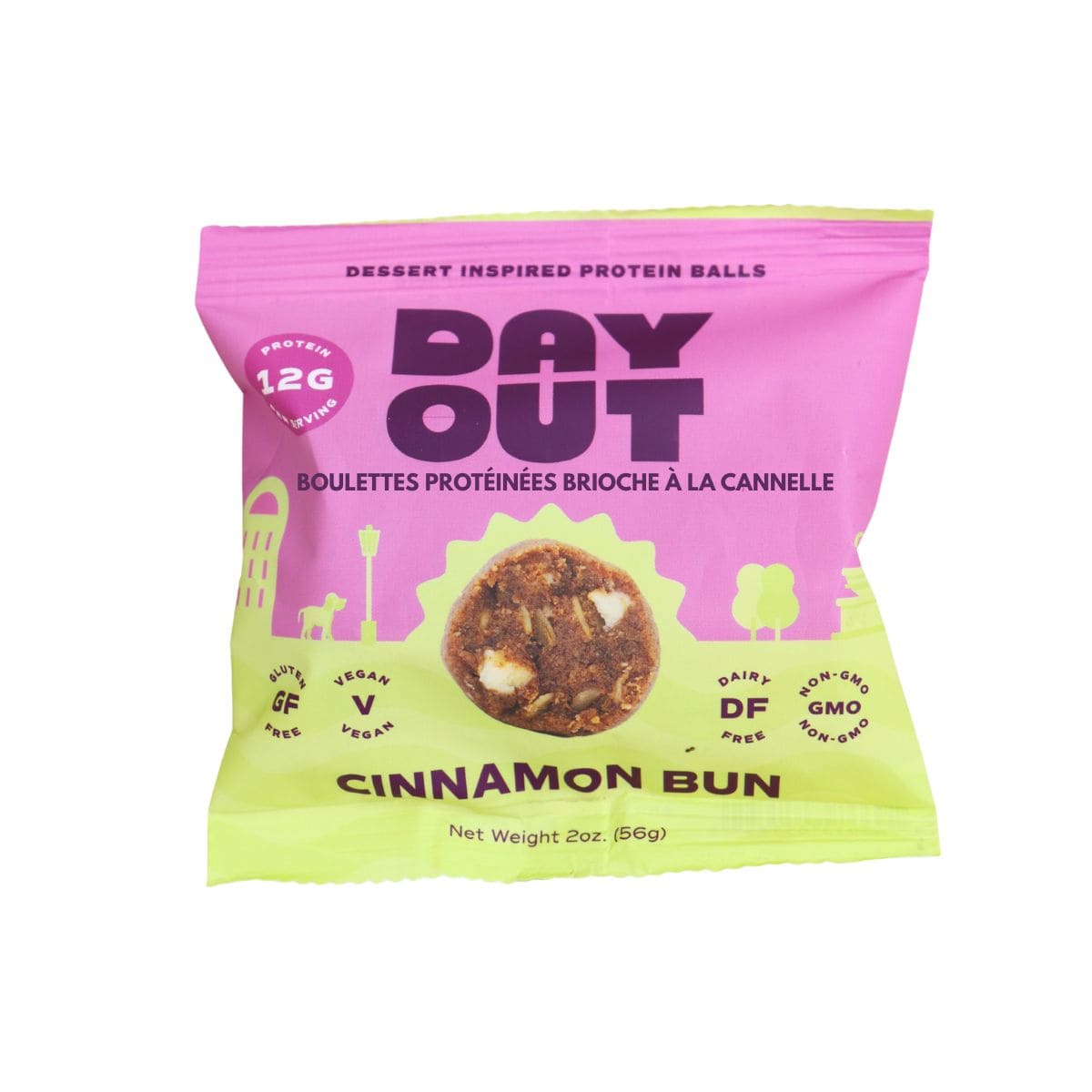 Day Out Gluten-Free Protein Balls Cinnamon Bun, 56g