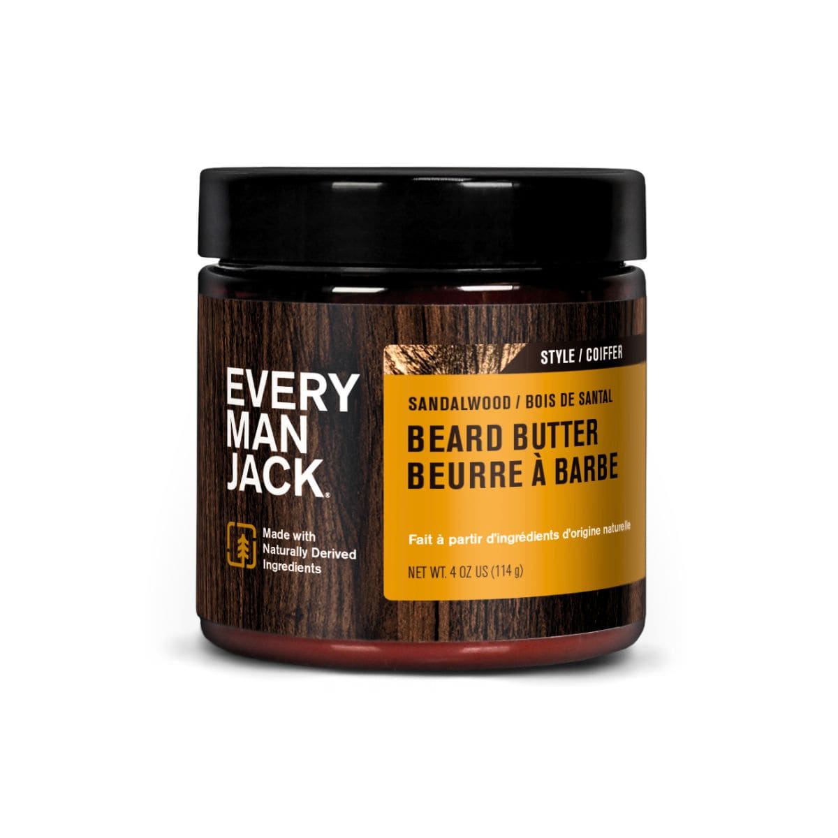 Every Man Jack Beard Butter Sandalwood, 114g