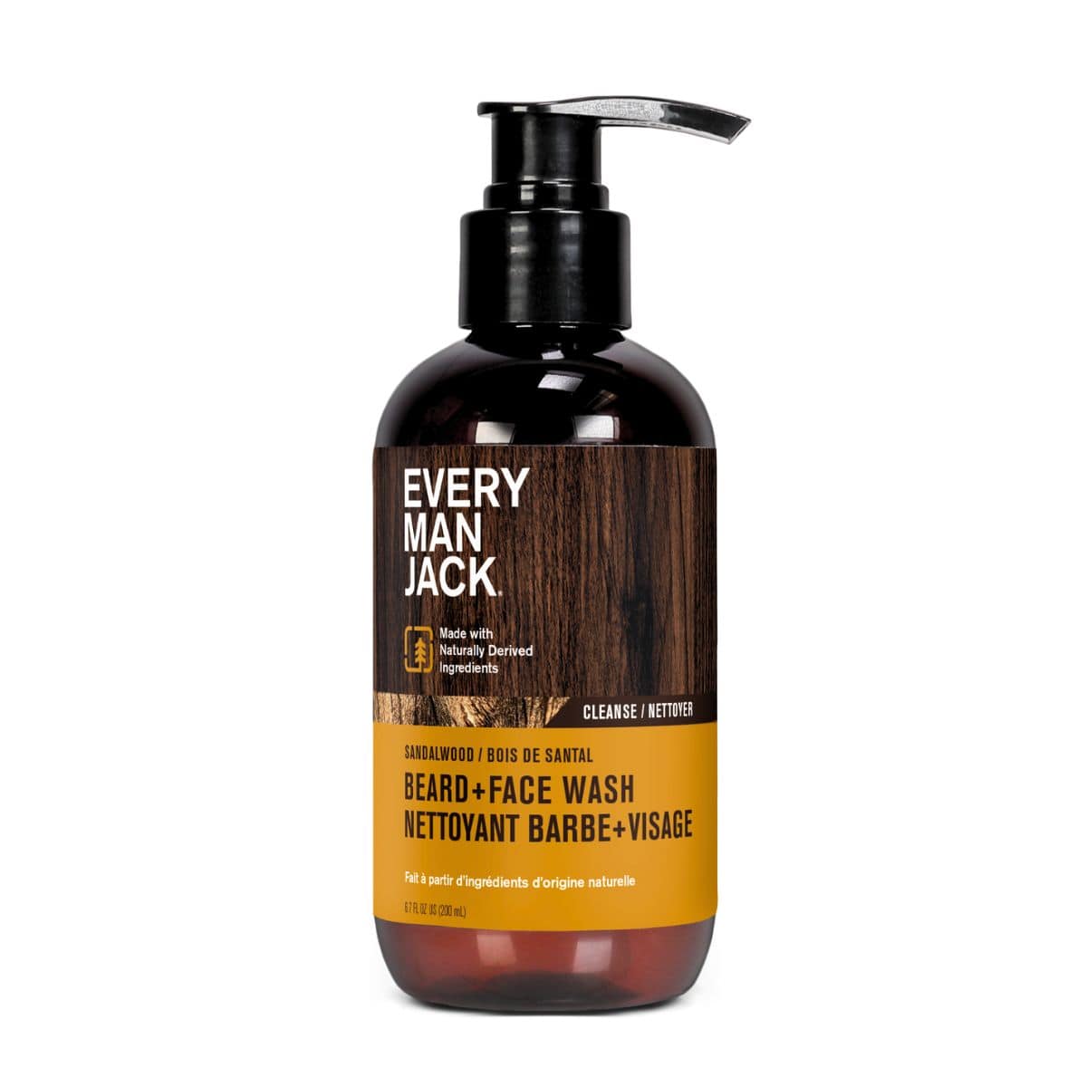 Every Man Jack Face + Beard Wash Sandalwood, 200ml