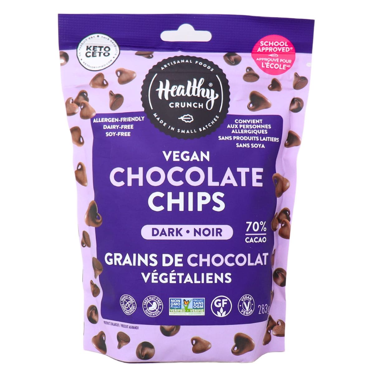 Healthy Crunch Vegan Dark Chocolate Chips, 283g