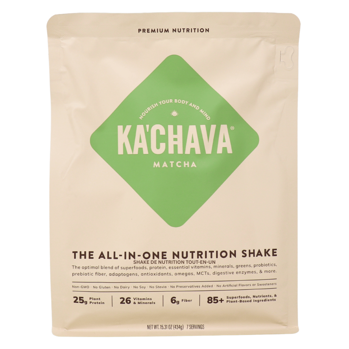 Ka'Chava All-In-One Nutrition Shake Matcha, 434g