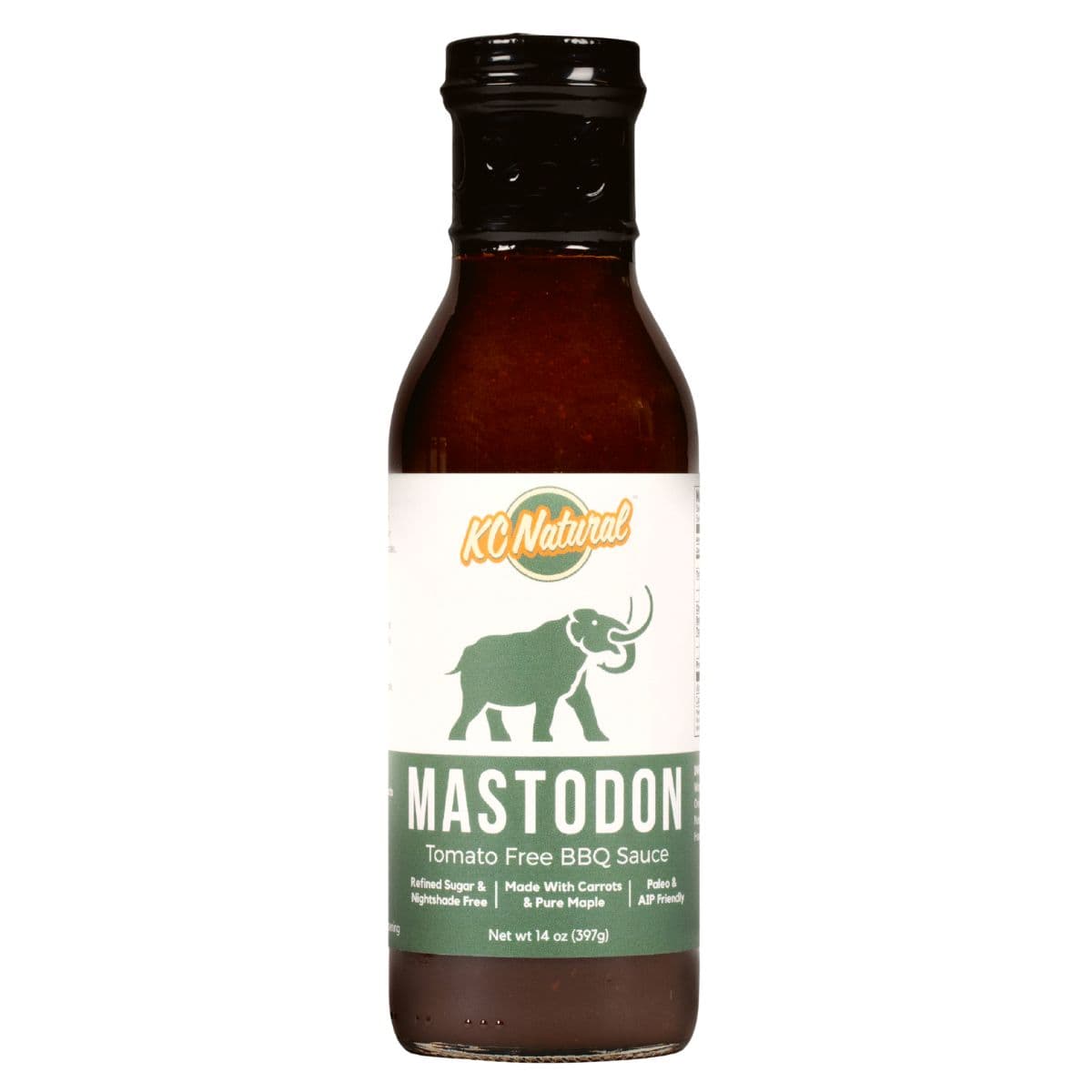 KC Natural Paleo &amp; AIP Tomato-Free BBQ Sauce Mastodon, 397g