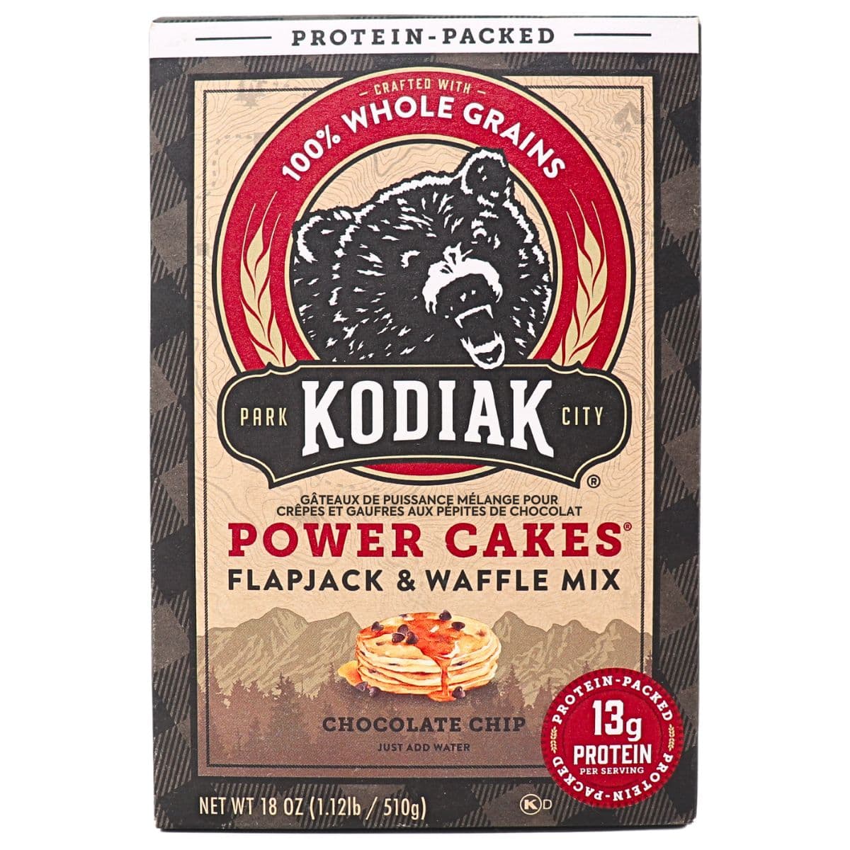 Kodiak Flapjack & Waffle Mix Chocolate Chip, 510g