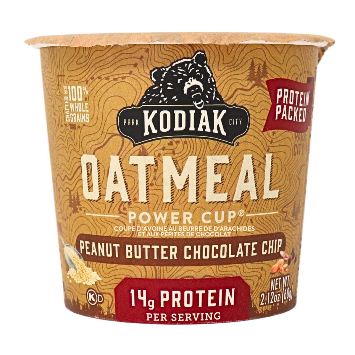 Kodiak Oatmeal Power Cup Peanut Butter Chocolate Chip, 60g