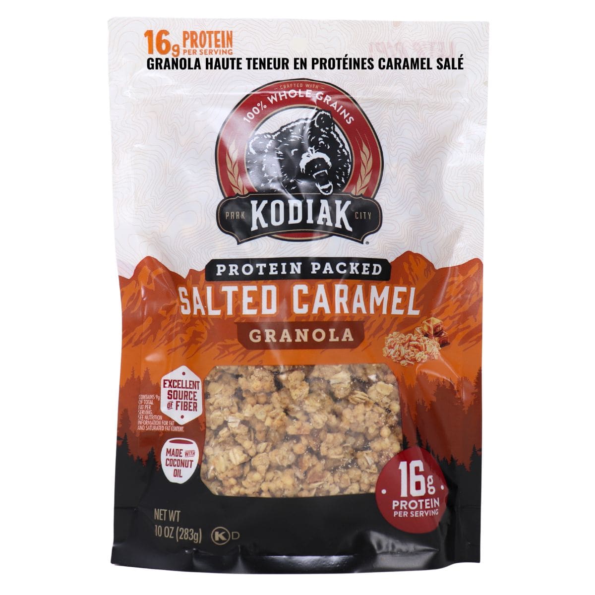 Kodiak High-Protein Granola Salted Caramel, 283 g