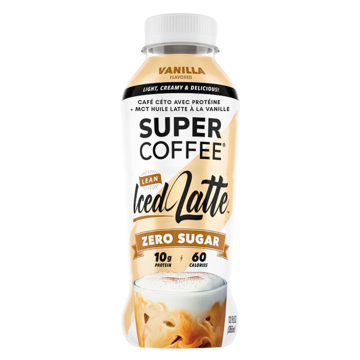Super Coffee Keto Coffee with Protein + MCT Oil Vanilla Latte, 355mL