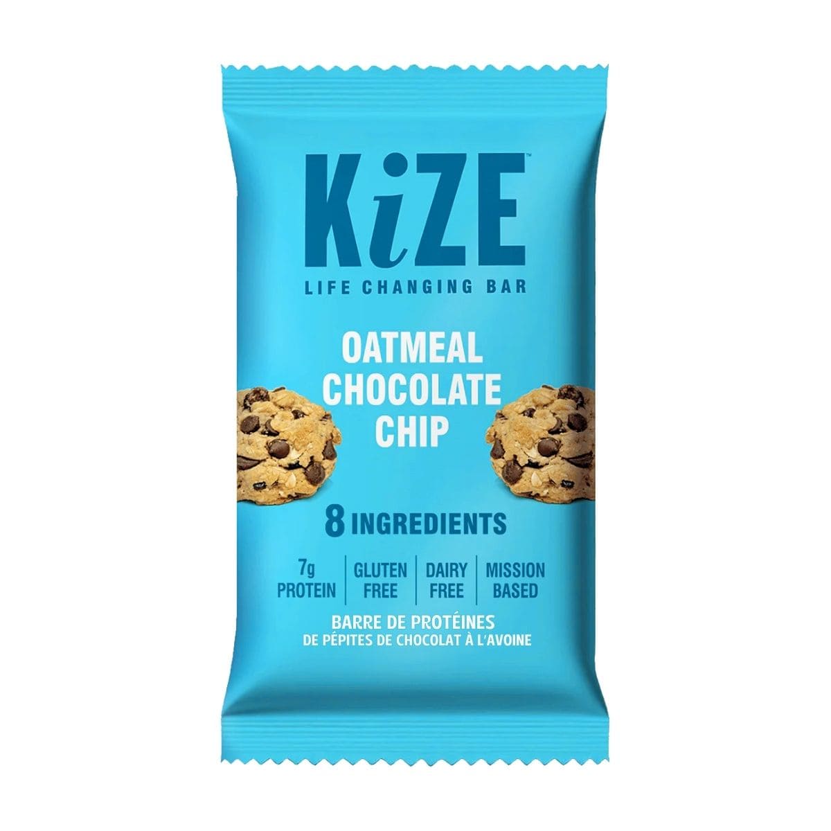 KiZE Protein Energy Bar Oatmeal Chocolate Chip, 43g