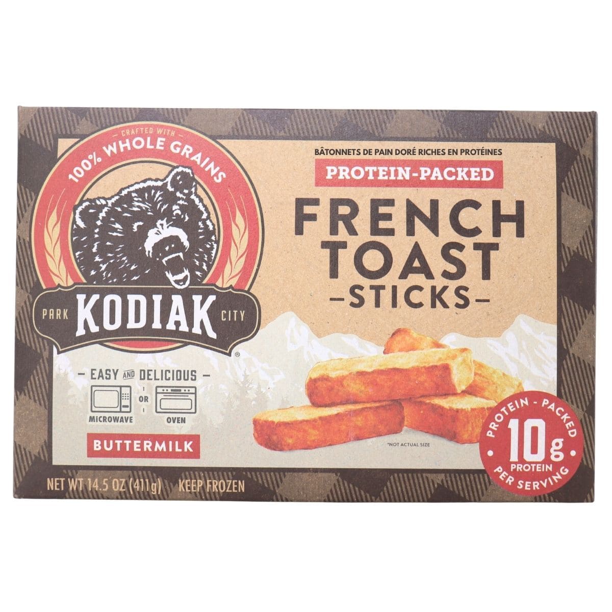 Kodiak Protein-Packed French Toast Sticks Buttermilk, 411 g
