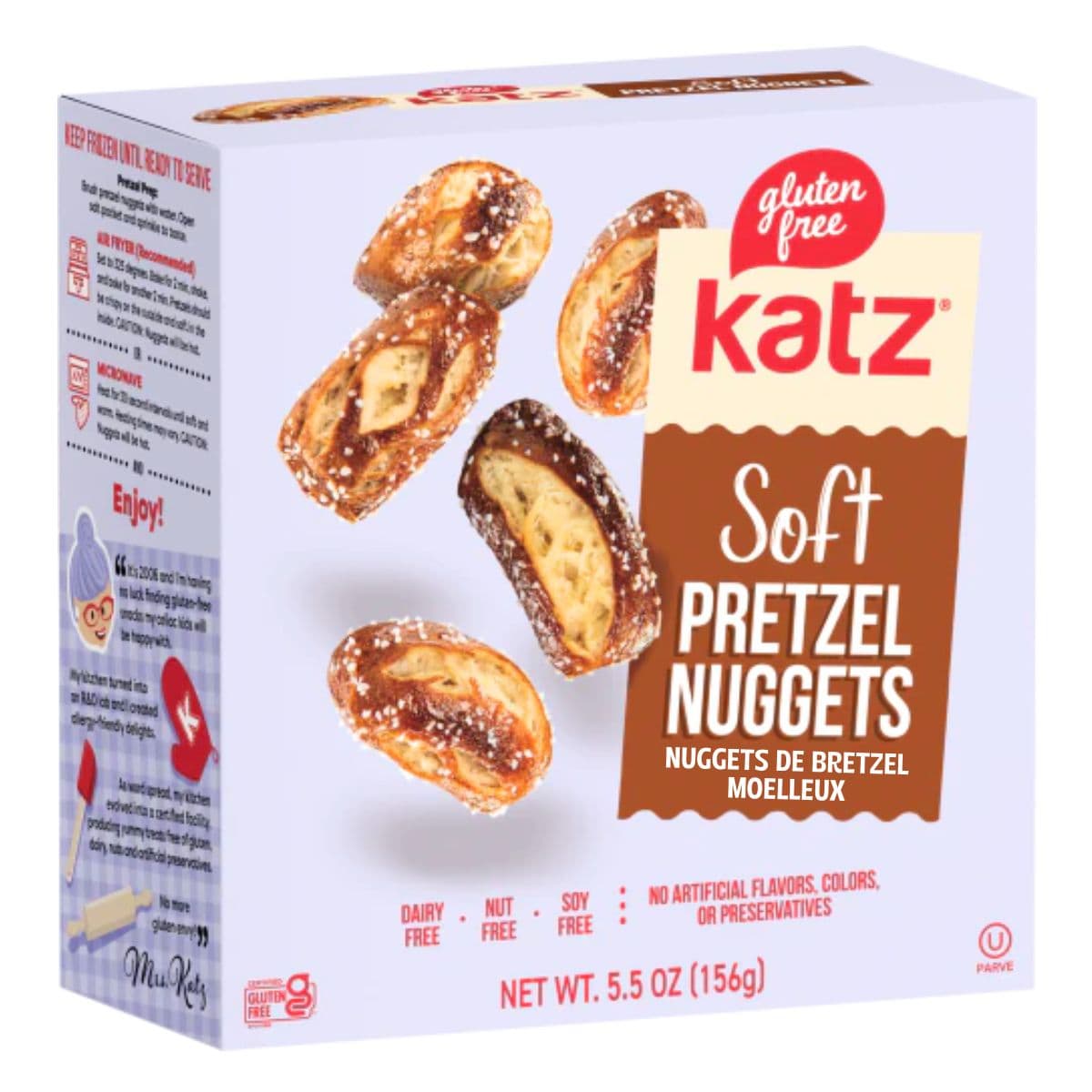 Katz Gluten-Free Pretzel Nuggets Soft, 156g