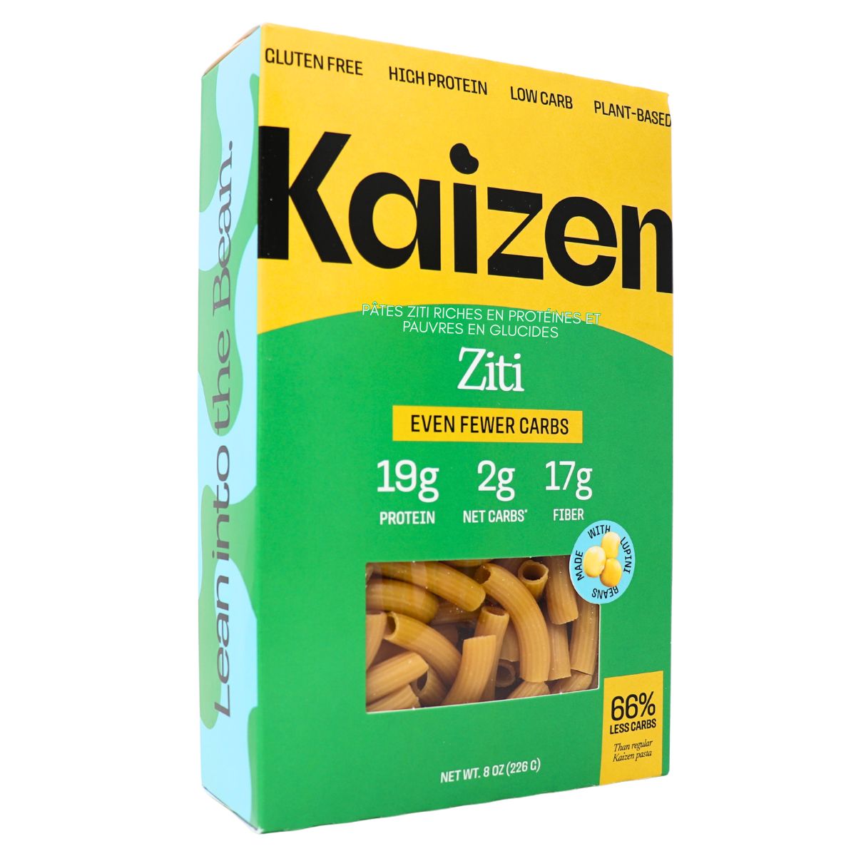Kaizen High Protein Even Fewer Carb Pasta Ziti, 226g