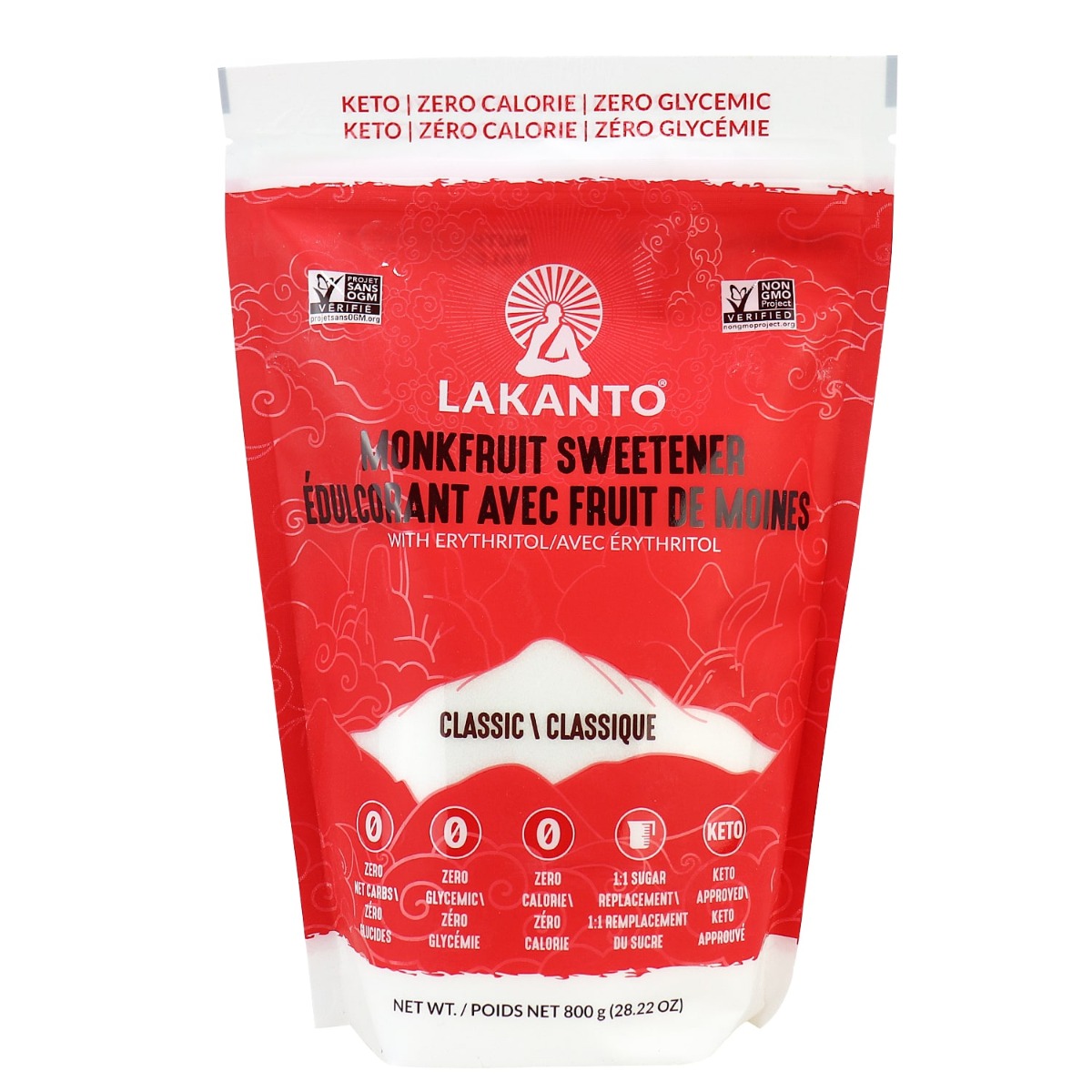 Lakanto Classic Monkfruit Sweetener, 800g