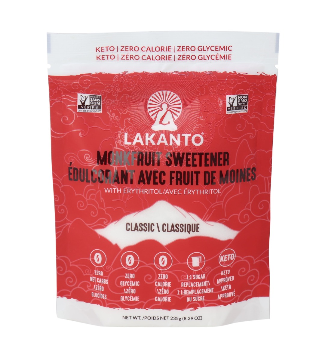Lakanto Classic Monkfruit Sweetener, 235g