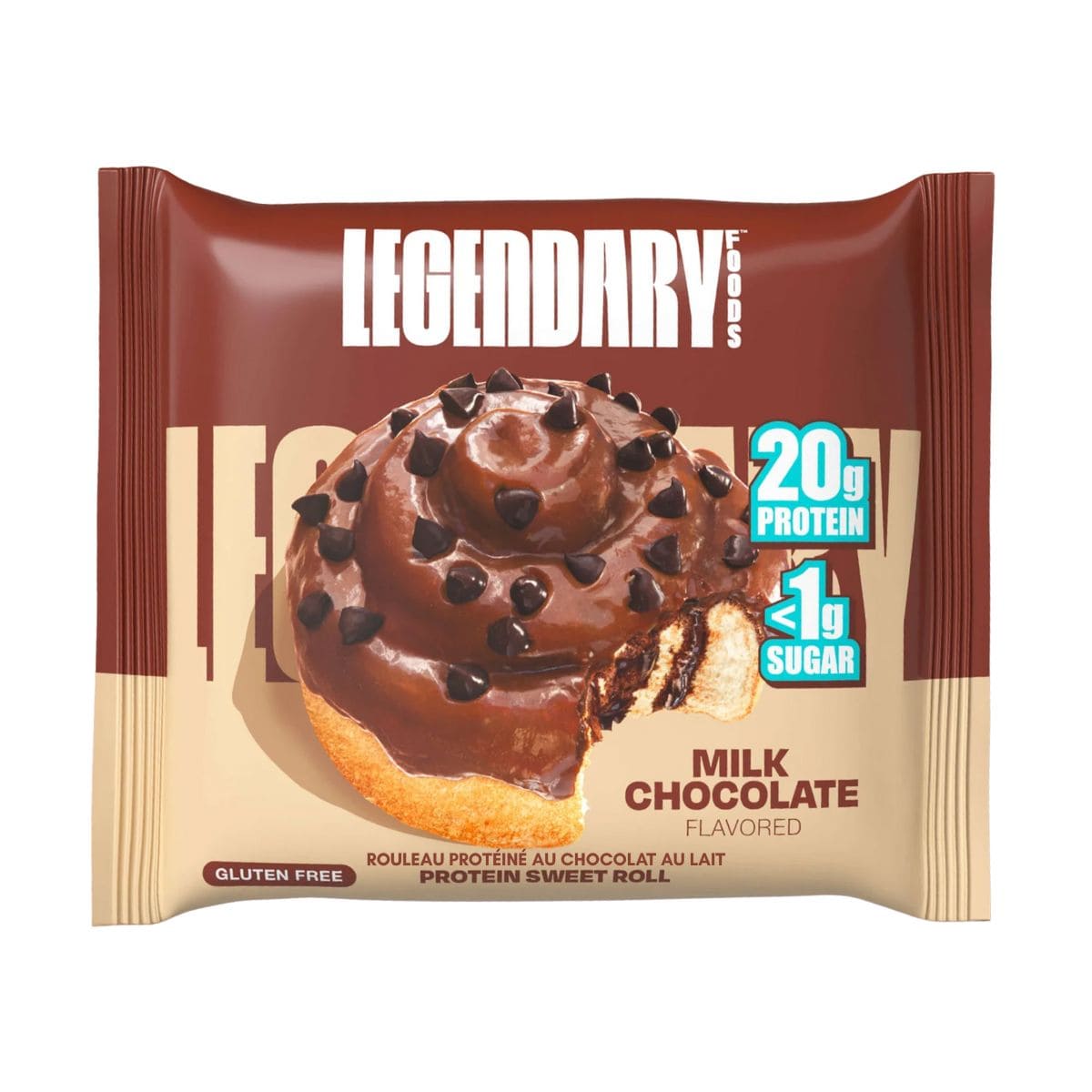 Legendary Foods Protein Sweet Roll Milk Chocolate, 67g