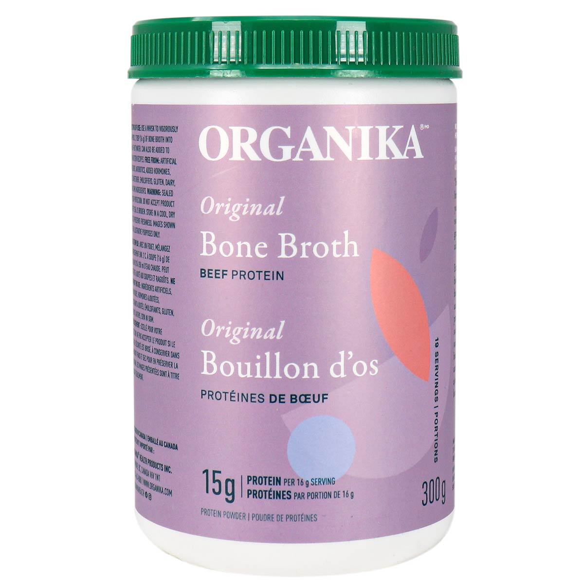 Organika Original Bone Broth Beef Protein, 300g