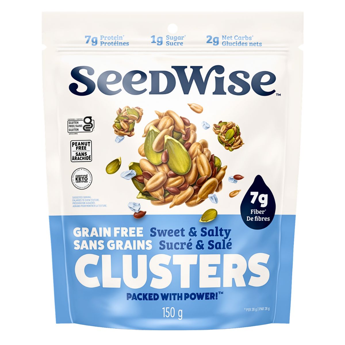 Ozery SeedWise Super Seed Clusters Sweet + Salty, 150g