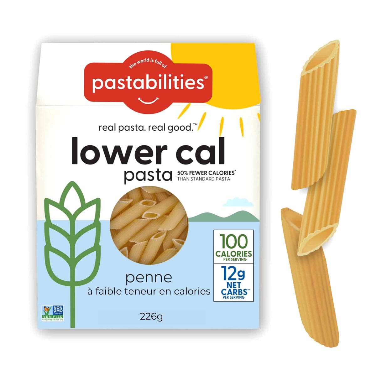 Pastabilities Lower Calorie Pasta Penne, 226g