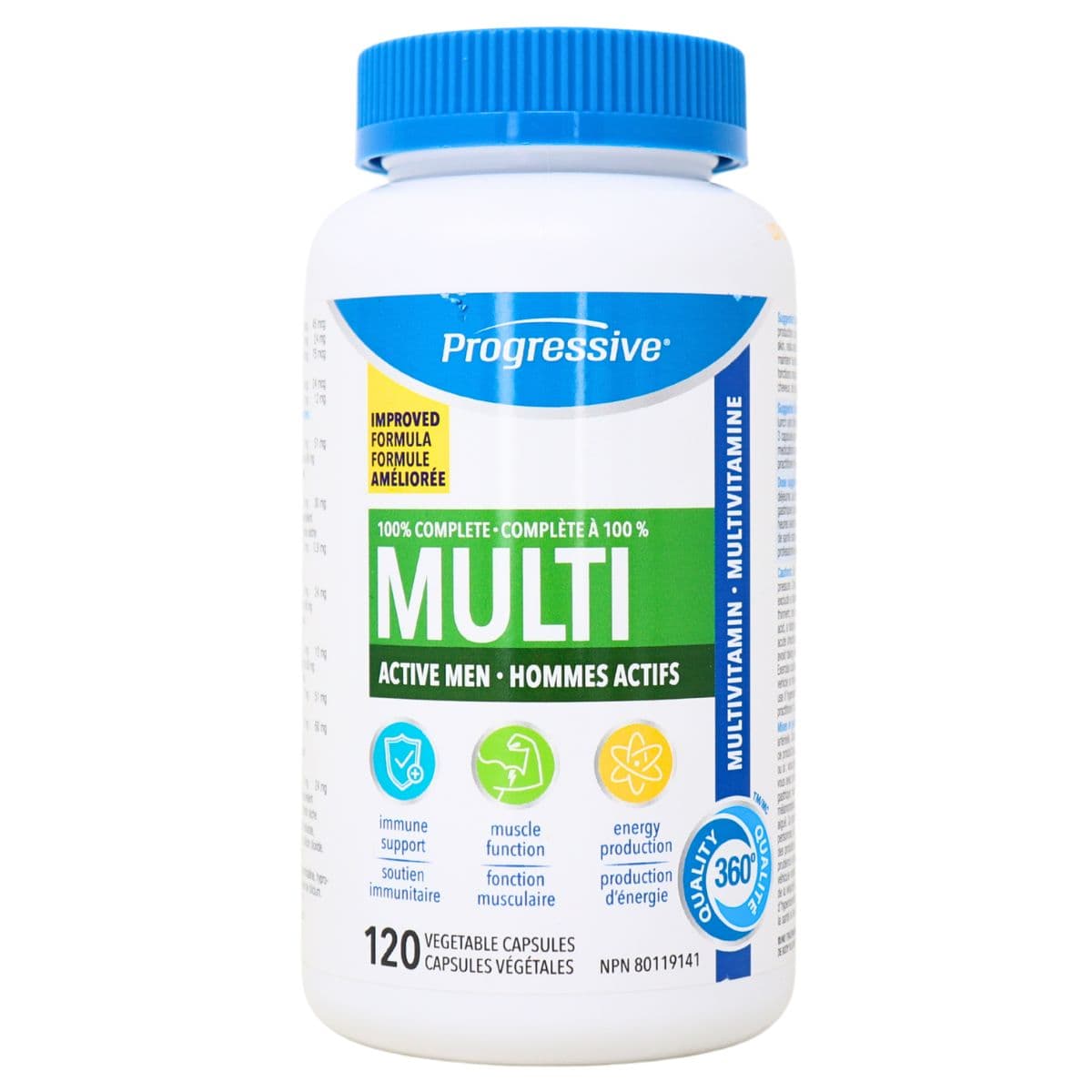 Progressive Multivitamin For Active Men, 120 Capsules