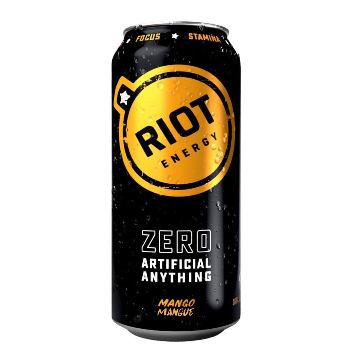 RIOT Energy Drink Mango, 473 mL