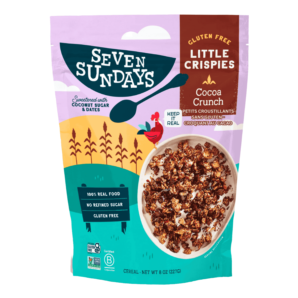 Seven Sundays Gluten-Free Little Crispies Cocoa Crunch, 227g