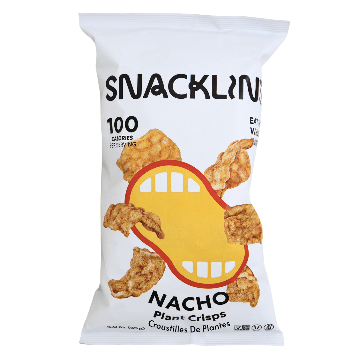 Snacklins Plant Crisps Nacho, 85g