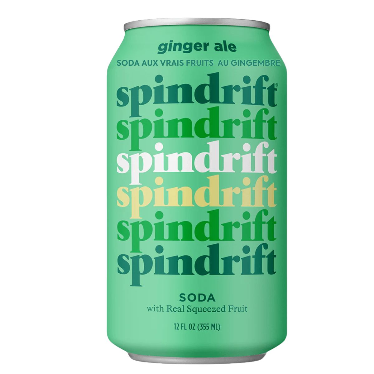 Spindrift Soda Ginger Ale, 355ml