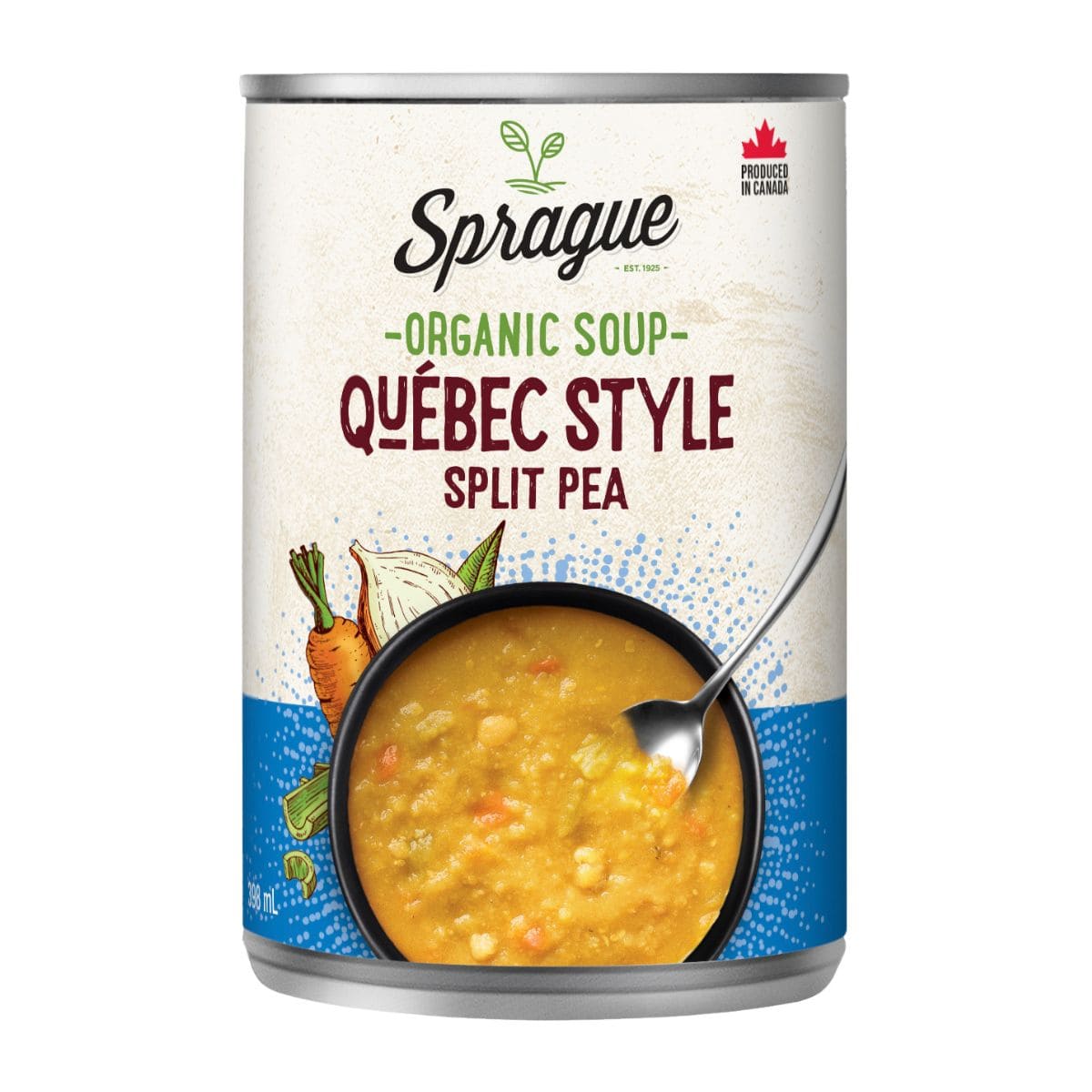 Sprague Organic Quebec-Style Split Pea Soup, 398ml