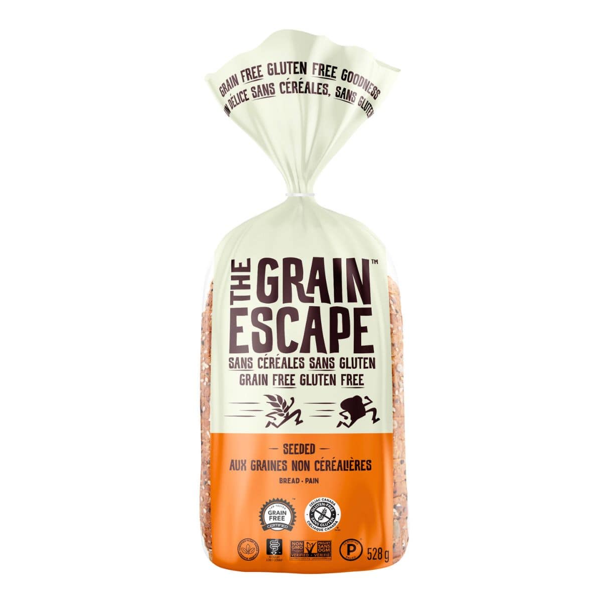 The Grain Escape Grain-Free Gluten-Free Bread Seeded, 528g