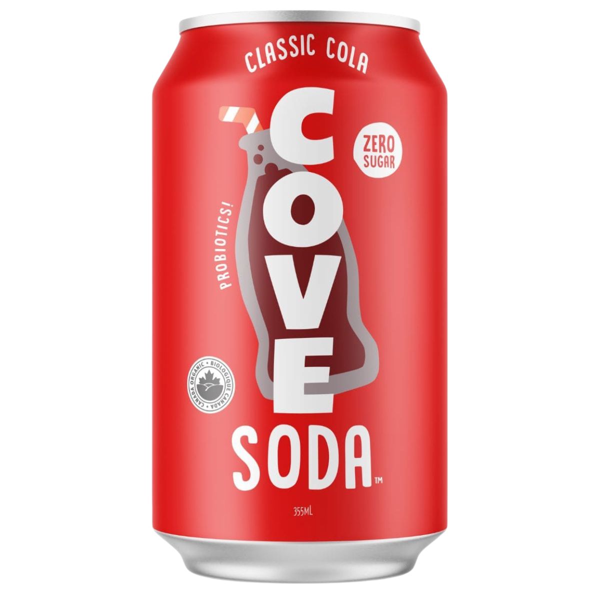 Cove Zero Sugar Probiotic Soda Classic Cola, 355ml