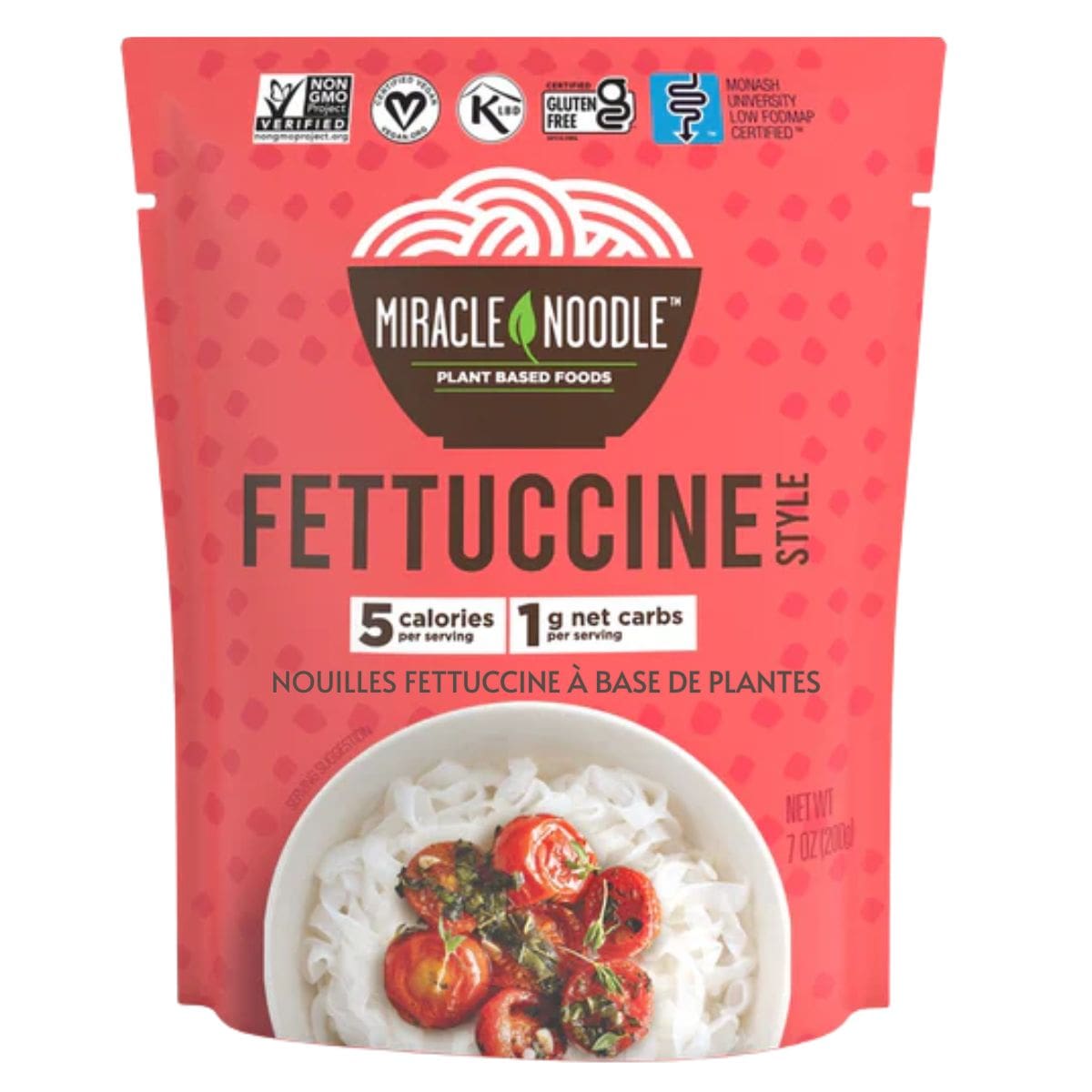 Miracle Noodle Ready to Eat Keto Plant Based Noodles Fettuccine, 200g