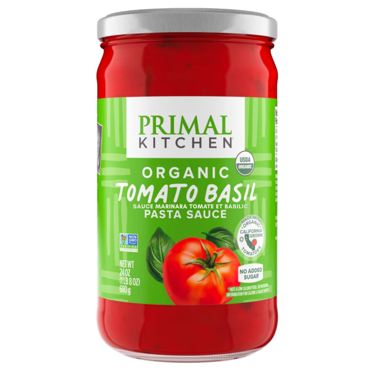 Primal Kitchen Tomato Basil Marinara Sauce, 680g