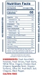 Nutritional Table of Yo Mama's Original Marinara Keto Tomato Sauce, 708g