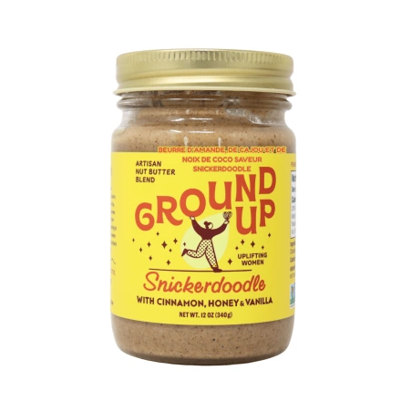 Ground Up Snickerdoodle Almond, Cashew, and Coconut Butter Front