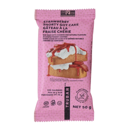 TRUBAR Protein Bar Strawberry Got Cake Front