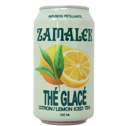 Zamalek Organic Lemon Iced Tea Front
