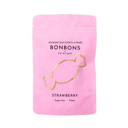 OH MY GUM! Sugar-Free Bonbons Strawberry Front