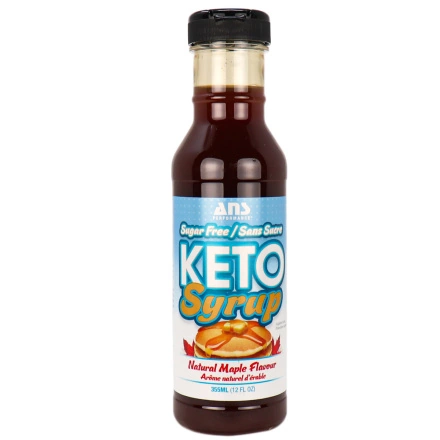Front of ANS Performance Sugar Free Keto Syrup Maple